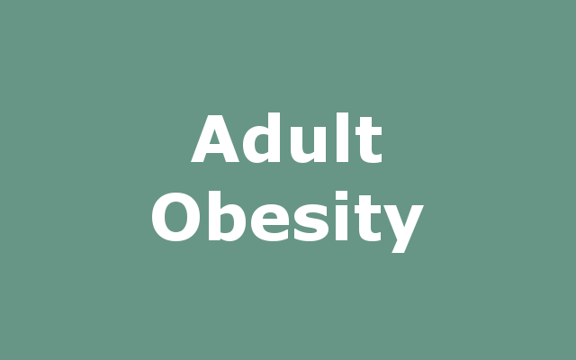 Adult Obesity report link
