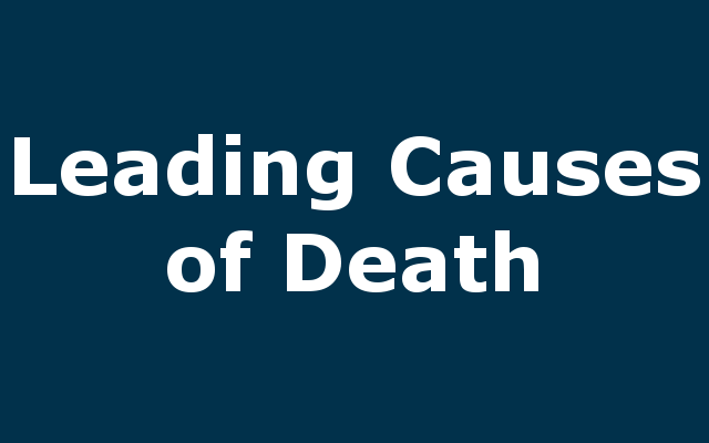Leading Causes of Death report link