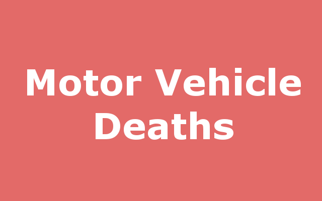 Motor Vehicle-related Death report link
