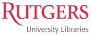 Rutgers University Libraries logo