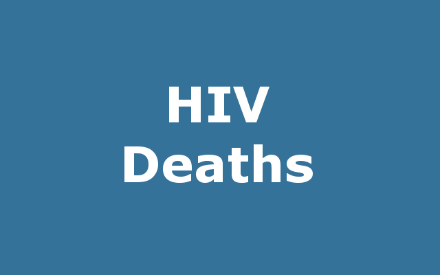 HIV Deaths report link