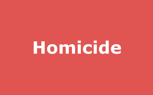 Homicide report link